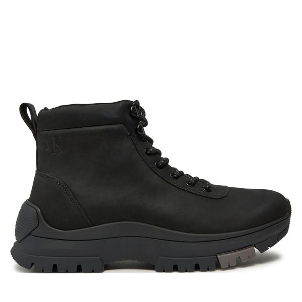 Calvin Klein Jeans Pohodni čevlji Calvin Klein Jeans Hybrid Wp Boot Laceup Rebellious YM0YM01077 Črna