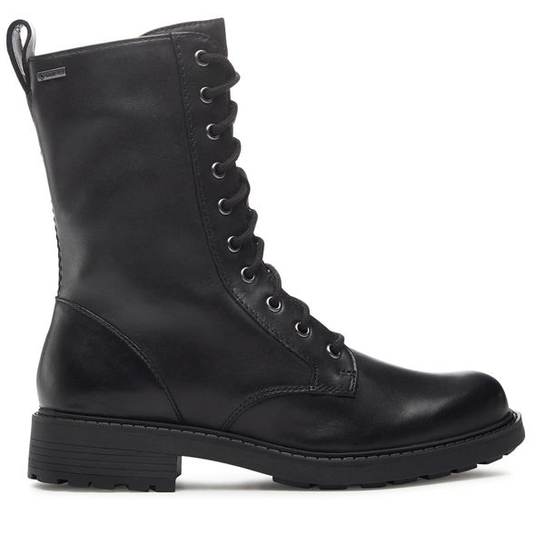 Clarks Pohodni čevlji Clarks Orinoco2 Sty GTX GORE-TEX Black Leather