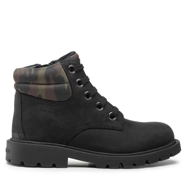 Geox Pohodni čevlji Geox J Shaylax B. B J16FAB 04515 C9B3Y S Črna