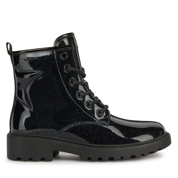 Geox Pohodni čevlji Geox Jr Casey J9420G 000KC C4021 D Mornarsko modra