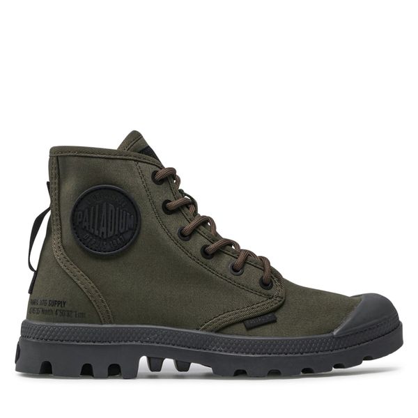 Palladium Pohodni čevlji Palladium Pampa Hi Htg Supply 77356-325-M Olive Night