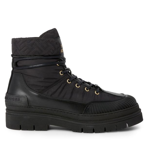 Tommy Hilfiger Pohodni čevlji Tommy Hilfiger Th Monogram Outdoor Boot FW0FW07502 Black BDS