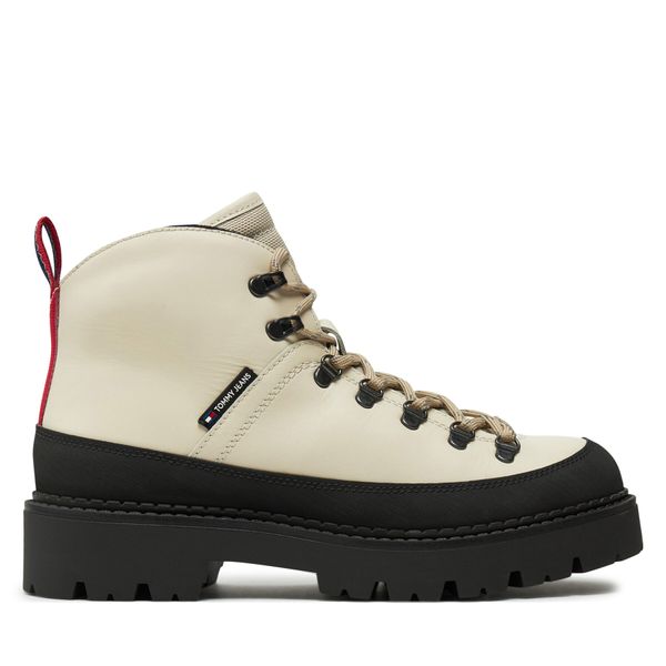 Tommy Jeans Pohodni čevlji Tommy Jeans Tjm Hiking Boot Wl EM0EM01491 Écru