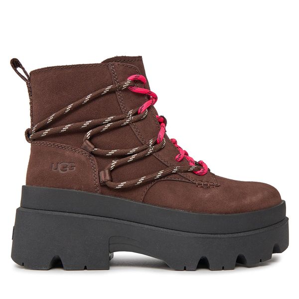 Ugg Pohodni čevlji Ugg W Brisbane Lace Up 1143841 Rjava