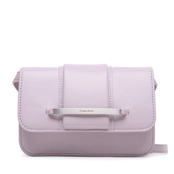 Calvin Klein Ročna torba Calvin Klein Bar Hardware Crossbody K60K610732 Vijolična