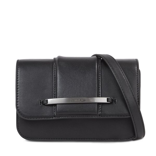 Calvin Klein Ročna torba Calvin Klein Bar Hardware Crossbody K60K611078 Črna