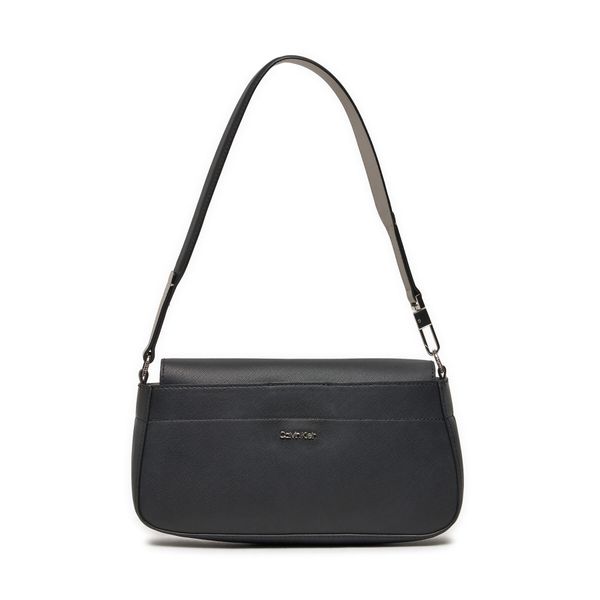 Calvin Klein Ročna torba Calvin Klein Business Shoulder Bag_Saffiano K60K611680 Črna