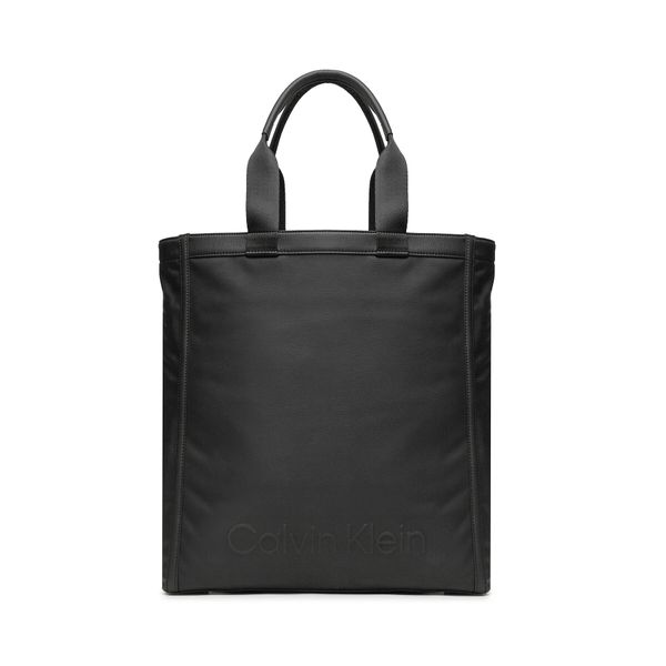 Calvin Klein Ročna torba Calvin Klein Ck Connect Tote Pu K40K401001 Črna