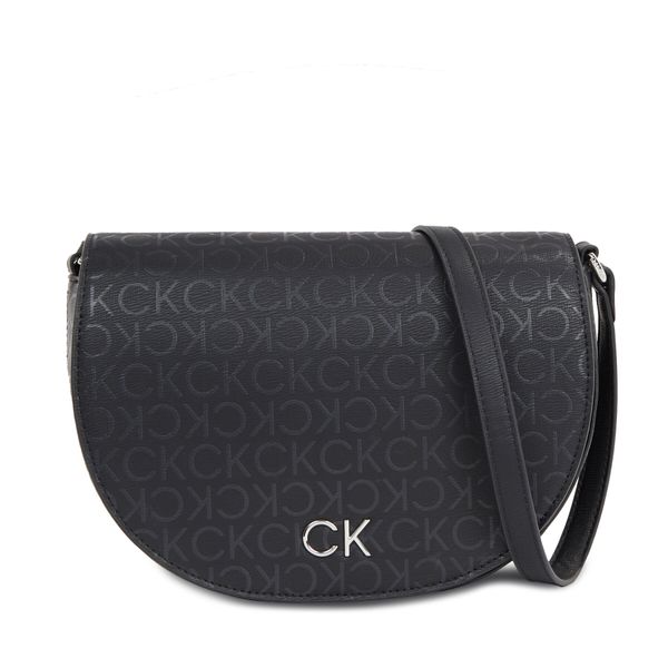 Calvin Klein Ročna torba Calvin Klein Ck Daily Saddle Bag_Epi Mono K60K611879 Black Epi Mono 0GJ