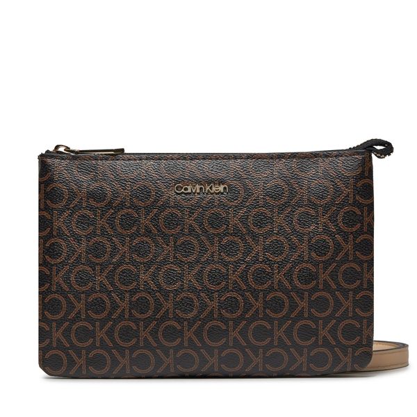 Calvin Klein Ročna torba Calvin Klein Ck Must Ew Xbody Mono K60K609417 Rjava