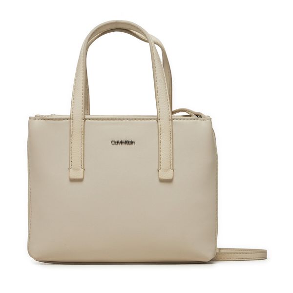 Calvin Klein Ročna torba Calvin Klein Ck Must Mini Tote_Pu/Nubuck K60K611873 Siva