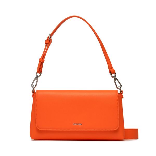 Calvin Klein Ročna torba Calvin Klein Ck Must Shoulder Bag K60K611364 Oranžna