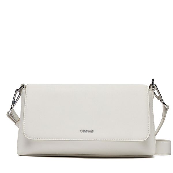 Calvin Klein Ročna torba Calvin Klein Ck Must Shoulder Bag K60K611928 Bela