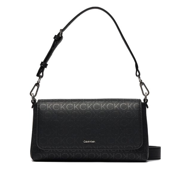 Calvin Klein Ročna torba Calvin Klein Ck Must Shoulder Bag_Epi Mono K60K611360 Black Mono 0GJ