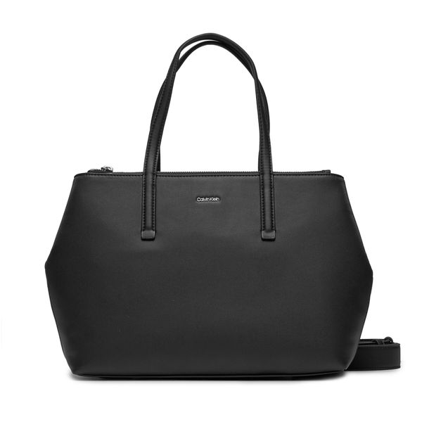 Calvin Klein Ročna torba Calvin Klein Ck Must Tote Md K60K611441 Črna