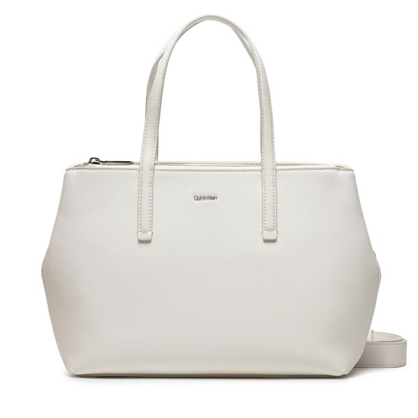 Calvin Klein Ročna torba Calvin Klein Ck Must Tote Md K60K611929 Bela