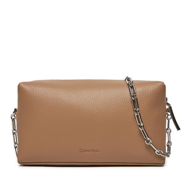 Calvin Klein Ročna torba Calvin Klein Ck Plaque Camera Bag K60K612788 Rjava