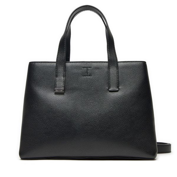 Calvin Klein Ročna torba Calvin Klein Ck Plaque Small Tote K60K612781 Črna