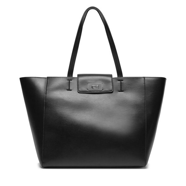 Calvin Klein Ročna torba Calvin Klein Ck Push Medium Shopper K60K612148 Črna