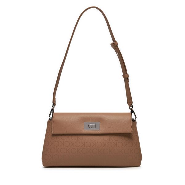 Calvin Klein Ročna torba Calvin Klein Ck Push Shoulder Bag K60K612143 Rjava