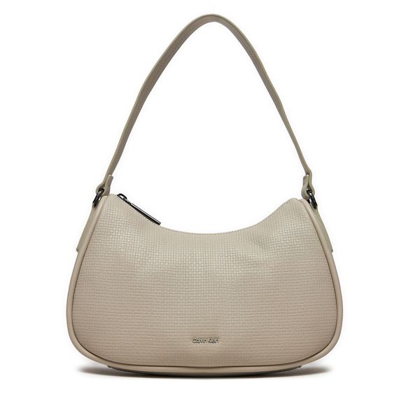 Calvin Klein Ročna torba Calvin Klein Ck Refine Shoulder Bag Braid K60K612132 Siva