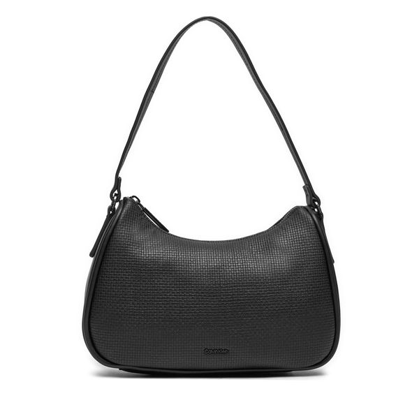 Calvin Klein Ročna torba Calvin Klein Ck Refine Shoulder Bag_Braid K60K612132 Črna