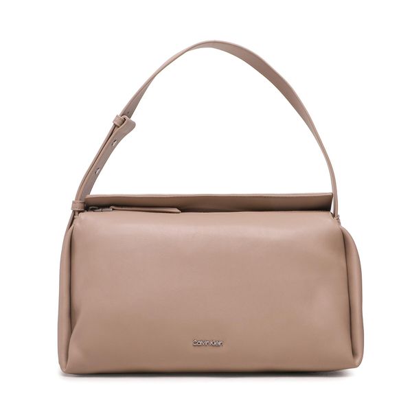 Calvin Klein Ročna torba Calvin Klein Elevated Soft Shoulder Bag Sm K60K610756 Bež