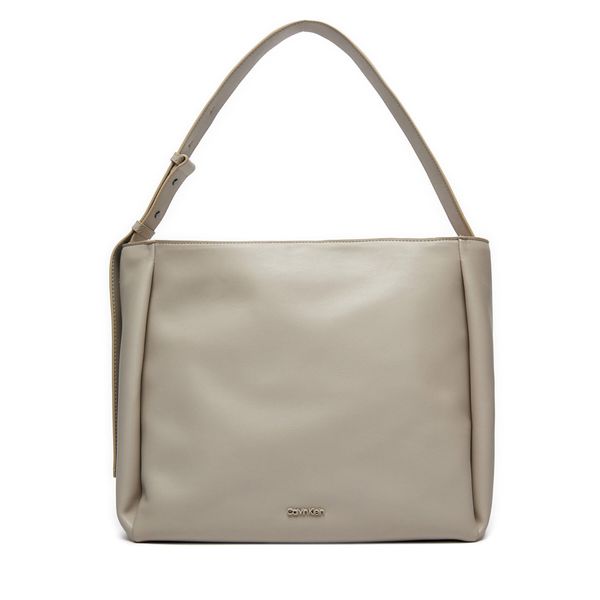 Calvin Klein Ročna torba Calvin Klein Gracie Medium Ew Shopper K60K612129 Siva