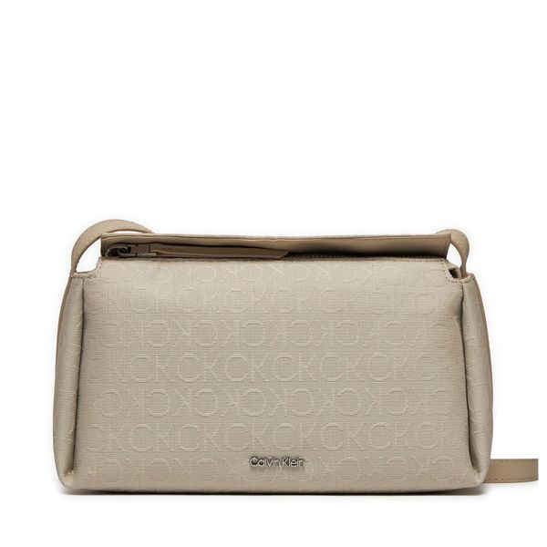 Calvin Klein Ročna torba Calvin Klein Gracie Mini Bag_Jcq Mono K60K611753 Bež