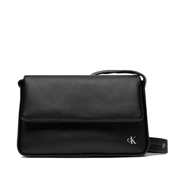 Calvin Klein Jeans Ročna torba Calvin Klein Jeans Block Flap Shoulderbag25 Pu K60K611467 Črna