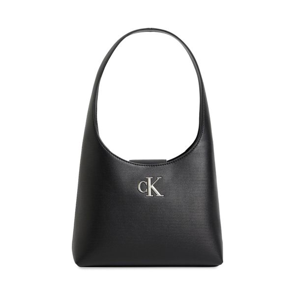 Calvin Klein Jeans Ročna torba Calvin Klein Jeans Minimal Monogram Shoulder Bag T K60K611212 Črna