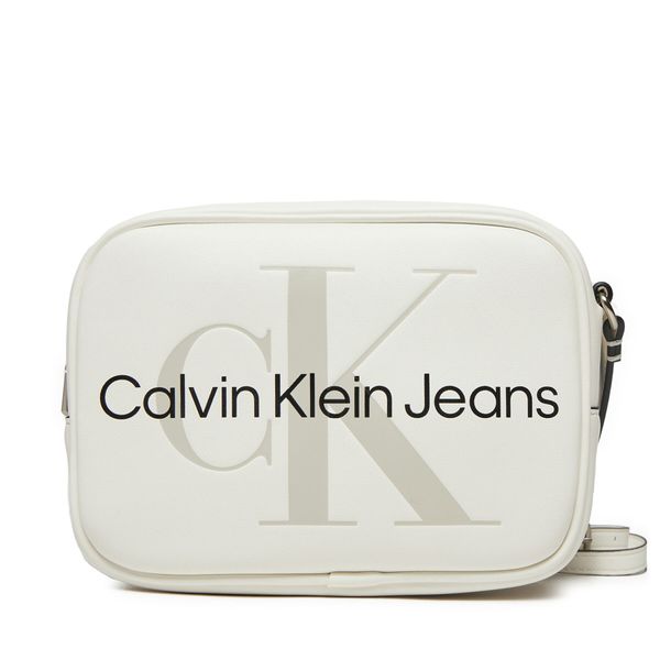 Calvin Klein Jeans Ročna torba Calvin Klein Jeans Sculpted Camera Bag18 Mono K60K610275 Bela
