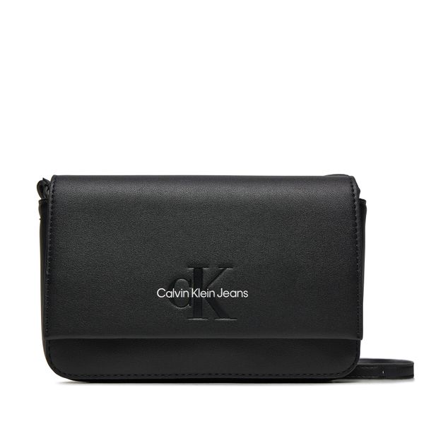 Calvin Klein Jeans Ročna torba Calvin Klein Jeans Sculpted Ew Flap K60K612375 Črna