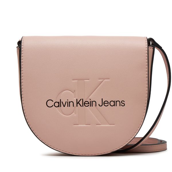 Calvin Klein Jeans Ročna torba Calvin Klein Jeans Sculpted Mini Saddle Bag K60K611966 Pale Conch TFT