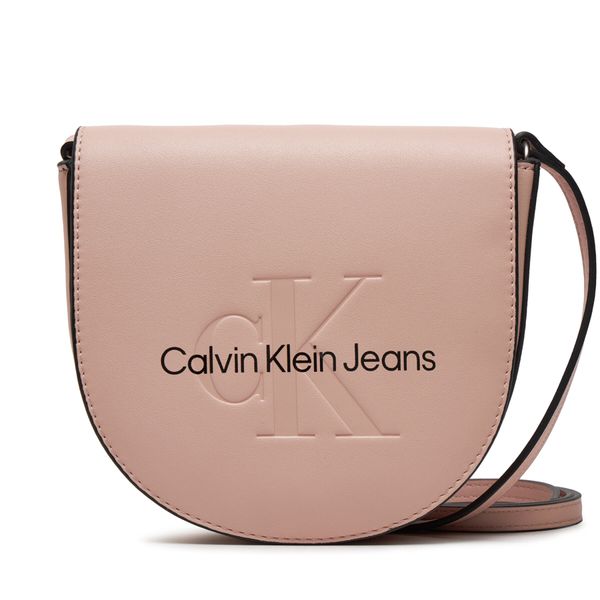 Calvin Klein Jeans Ročna torba Calvin Klein Jeans Sculpted Mini Saddle Bag K60K611966 Roza