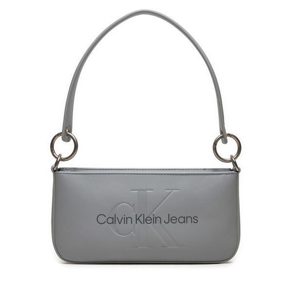 Calvin Klein Jeans Ročna torba Calvin Klein Jeans Sculpted Shoulder Pouch25 Mono K60K610679 Écru