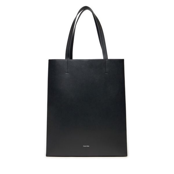 Calvin Klein Ročna torba Calvin Klein Line Lthr Ns Tote 43 LV04F3000G Črna