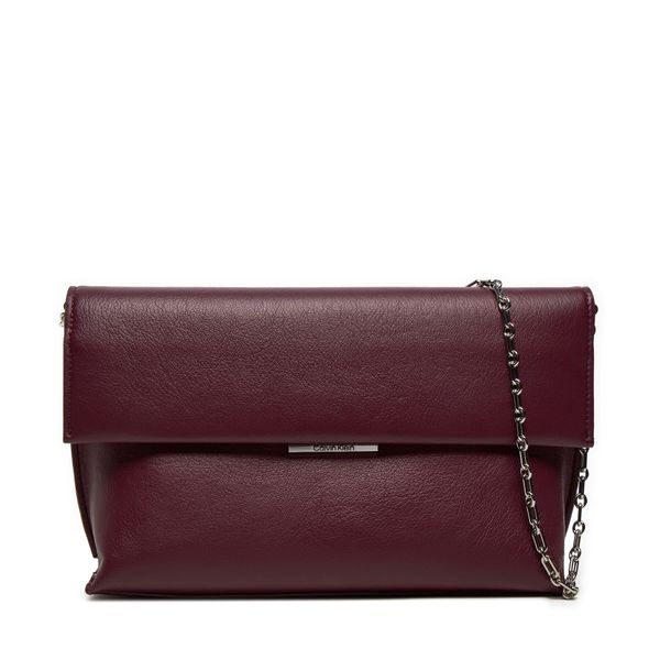 Calvin Klein Ročna torba Calvin Klein Linear K60K612560 Bordo rdeča