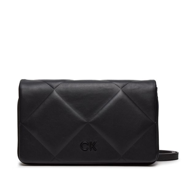 Calvin Klein Ročna torba Calvin Klein Quilt K60K611759 Črna