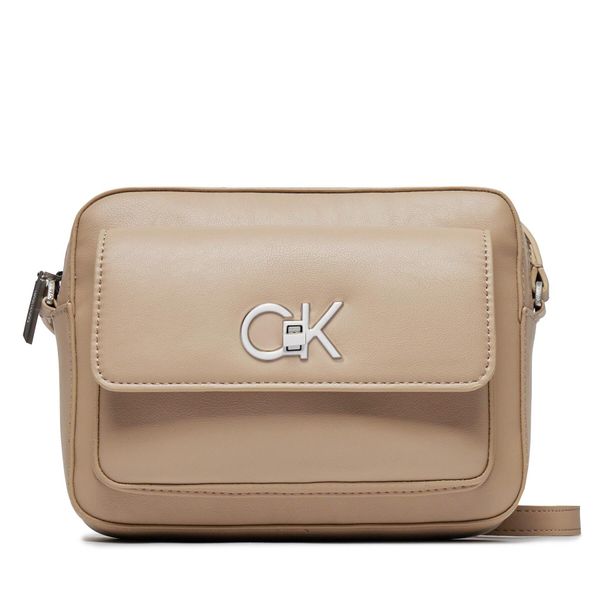 Calvin Klein Ročna torba Calvin Klein Re-Lock Camera Bag W/Flap K60K611083 Rjava