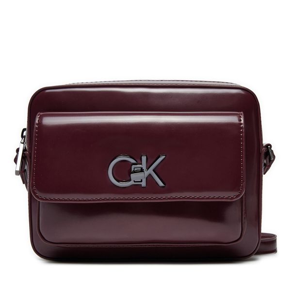 Calvin Klein Ročna torba Calvin Klein Re-Lock Camera K60K612544 Bordo rdeča