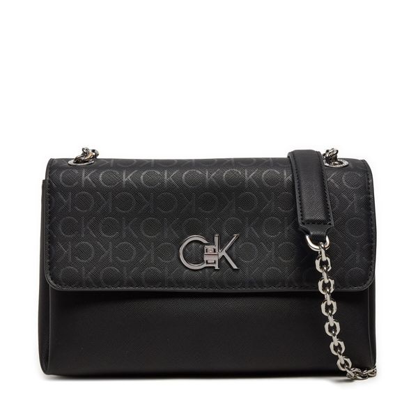 Calvin Klein Ročna torba Calvin Klein Re-Lock Conv K60K612677 Črna