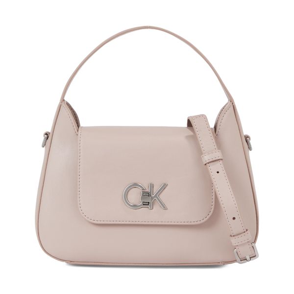 Calvin Klein Ročna torba Calvin Klein Re-Lock Crossbody W/Flap Sm K60K610770 Shadow Gray PE1