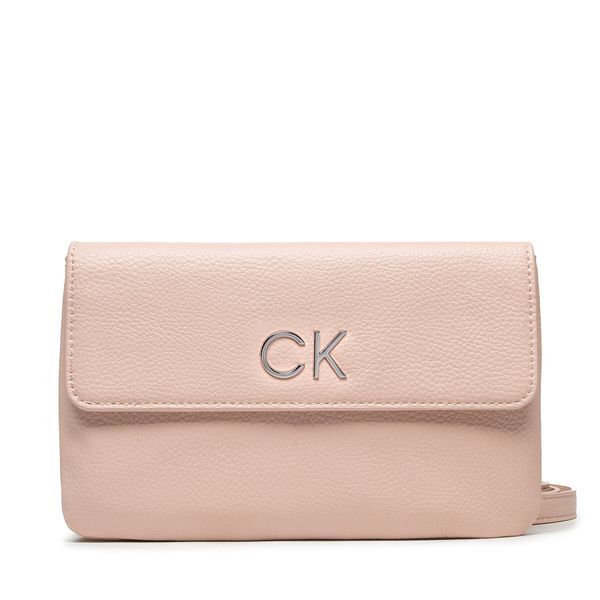 Calvin Klein Ročna torba Calvin Klein Re-Lock Dbl Crossbody Bag Pbl K60K609140 Roza