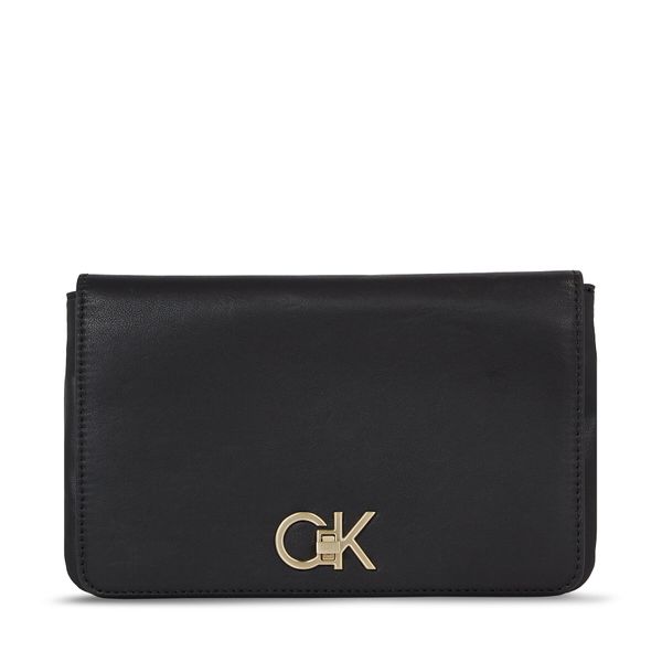 Calvin Klein Ročna torba Calvin Klein Re-Lock Double Gusett Xbody K60K611531 Ck Black BAX