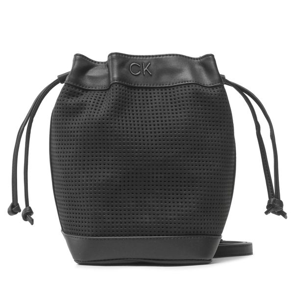 Calvin Klein Ročna torba Calvin Klein Re-Lock Drawstring Bag Sm Perf K60K610636 BAX