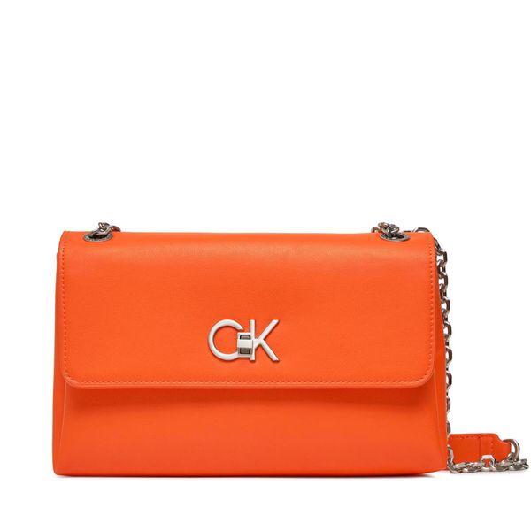 Calvin Klein Ročna torba Calvin Klein Re-Lock Ew Conv Crossbody K60K611084 Oranžna