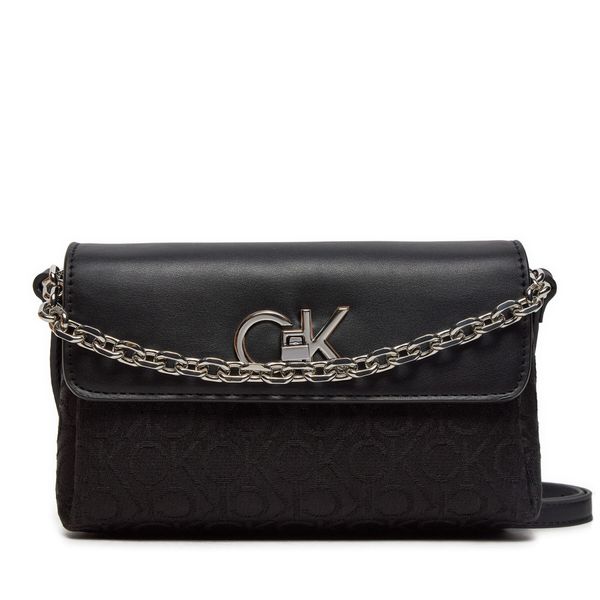 Calvin Klein Ročna torba Calvin Klein Re-Lock Mini K60K612642 Črna