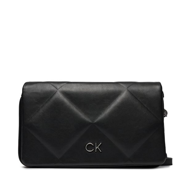 Calvin Klein Ročna torba Calvin Klein Re-Lock Quilt Shoulder Bag K60K611021 Ck Black BEH