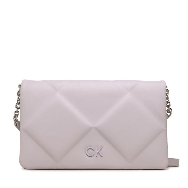 Calvin Klein Ročna torba Calvin Klein Re-Lock Qult Shoulder Bag K60K611021 Vijolična